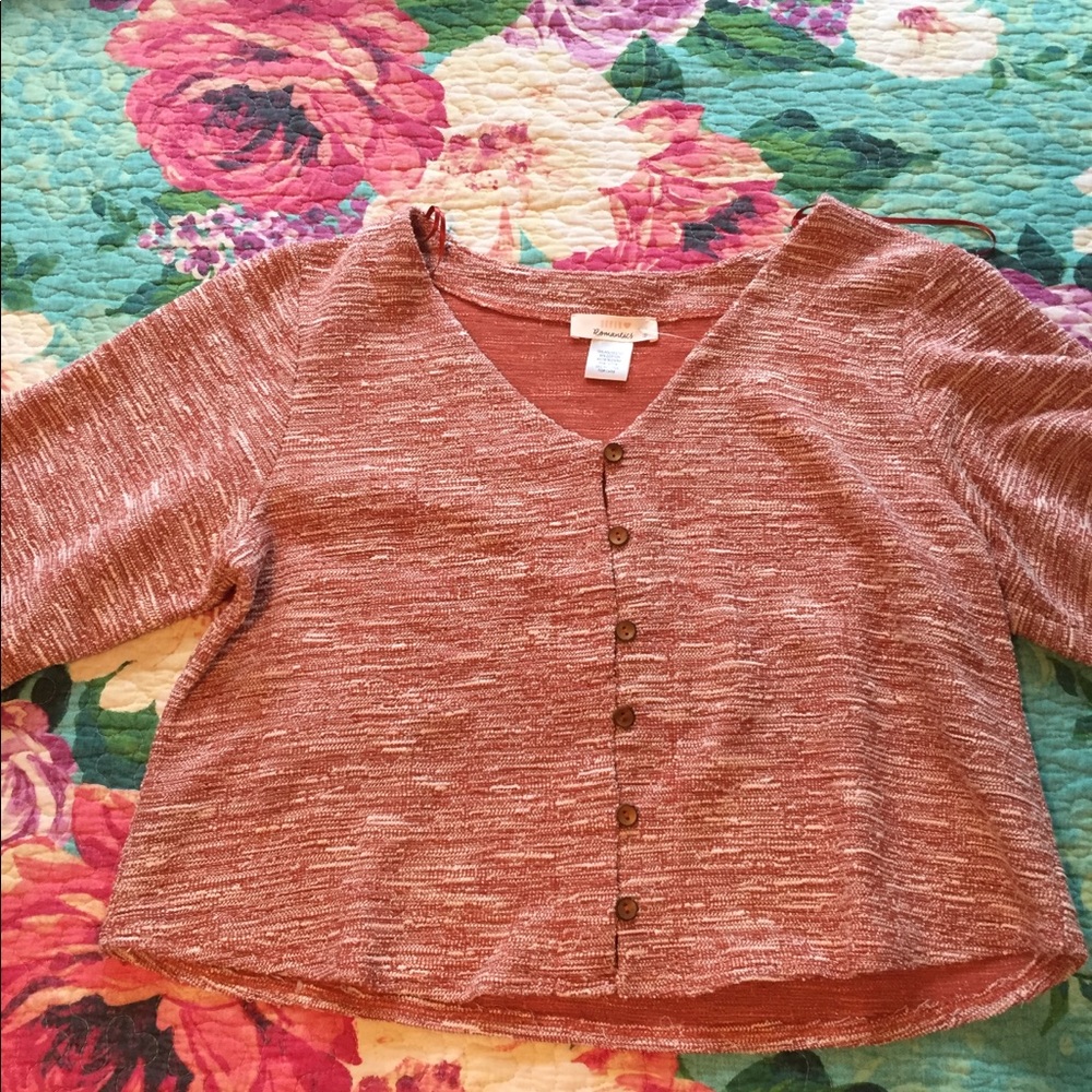4/$20 Super cute twill shirt